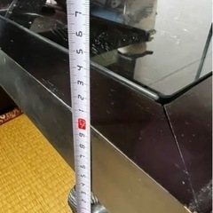 黒檀 無垢 木彫 彫刻 ヴィンテージ ローテーブル テーブルの画像