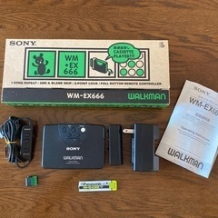 SONY WALKMAN カセット 家電の中古が安い！激安で譲ります・無料