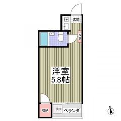 💙初期費用5万円！仲介手数料込！中央前橋駅徒歩９分！郵便局・市役所・スーパー・コンビニ徒歩圏内♪💙敷礼０！フリーレント1ヶ月付♪ - 前橋市