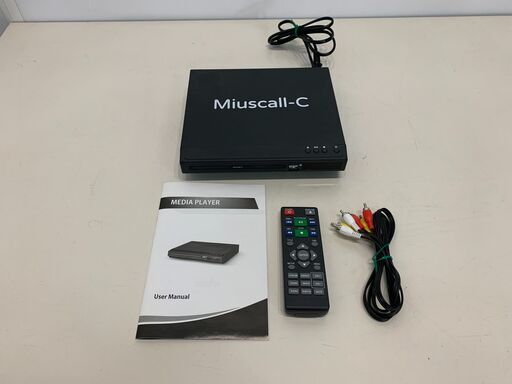 (230504)【50％値下げ】　ミスコールC　メディアプレイヤー　Miuscall-C 　DVD・CDプレイヤー　2016年製