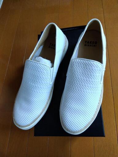 ＊新品＊『タケオ キクチ』TAKEO KIKUCHI ニットアッパー スリッポン