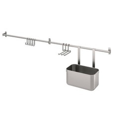 レール ステンレススチール 112cm