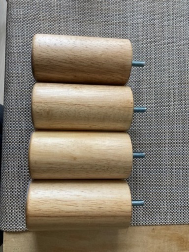 【受け渡し者決定】無印 ベッド木製脚・１０ｃｍ