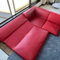 ¥17,800コーナーローソファー　キッズ　こども部屋の画像
