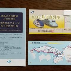 JR 西日本株主優待 鉄道割引券など