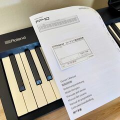 日々値下げ実施中！Roland FP-10 BK 電子ピアノ【スタンド、ペダル、譜面台付き】の画像
