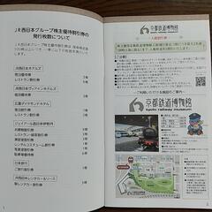 JR 西日本株主優待 鉄道割引券などの画像