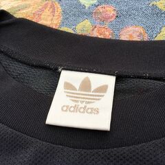【古着】adidas半袖 Tシャツ メッシュ L-O パープル/オレンジ/ブラック スポーツウエアの画像