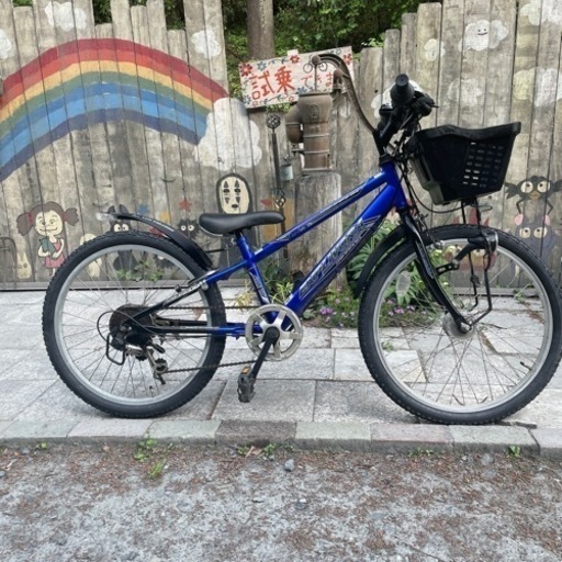【3338】子供車　22インチ　前後タイヤ新品　12，700円（防犯・税込）