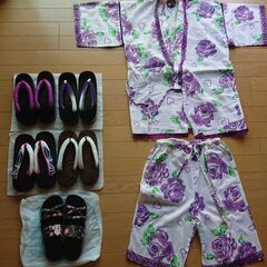甚平（女子用）うす紫