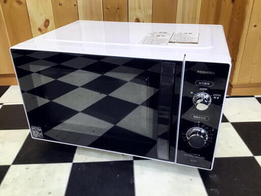 TOSHIBA 電子レンジ ER-SM17(W) 2020年製 ホワイト ヘルツフリー 17L