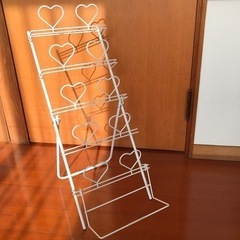 【決まりました！】ハート型スリッパスタンドの画像