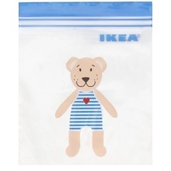 IKEA フリーザーバッグ くま 100枚 ISTAD