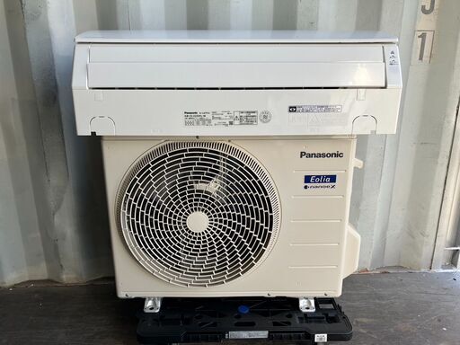 【中古】2022年製　PANASONIC　エアコン　CS-222DFL-W　クリスタルホワイト　エオリア　Fシリーズ　主に6畳用