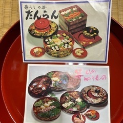 重箱、弁当箱、皿の画像
