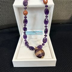 🌻  ヴァンドームブティック　天然石 カラーストーンネックレス  🌻の画像