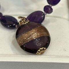 🌻  ヴァンドームブティック　天然石 カラーストーンネックレス  🌻の画像