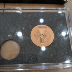 万博記念コイン　(銅)ケース付きの画像