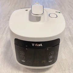ティファール ラクラクッカー コンパクト電気圧力鍋　★レシピ集、...