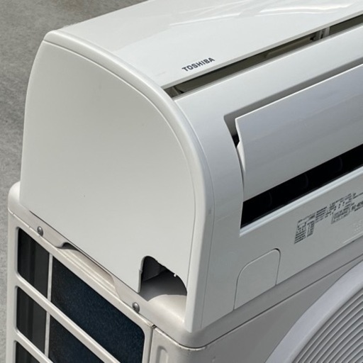 取付け可 ! ! ◇東芝 エアコン 主に14畳用 2015年製 単相200V RAS-4024AD スタンダードタイプ 分解クリーニン