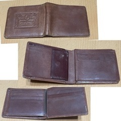 ポロ 革の財布 経年劣化ありの画像
