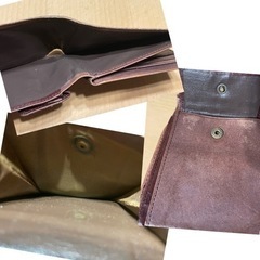ポロ 革の財布 経年劣化ありの画像