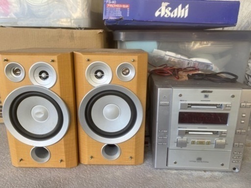 希少 VictorCD MDシステムコンポ 本体 スピーカー ペア