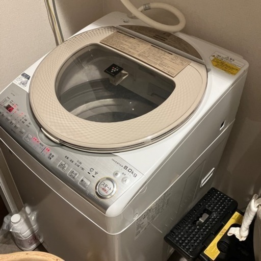 2018年製シャープ縦型洗濯機　8kg　 SHARP🧺縦型洗濯機☆8kg(2018年製)