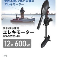 値下げ中?エレキモーター　エレキ　2馬力?二馬力　ボート