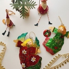 クリスマスツリー＆オーナメントの画像