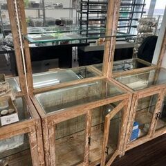 バリ島の無垢チーク材で作成したミラーラック
