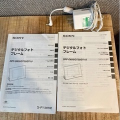 SONY ソニー デジタルフォトフレーム ホワイト白の画像