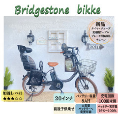 AY 電動自転車 ビッケ bikke ブリヂストン 20インチ 子供乗せ