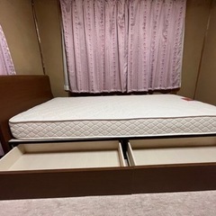 決まりました！ベッドシングル　引き出し2個付きの画像