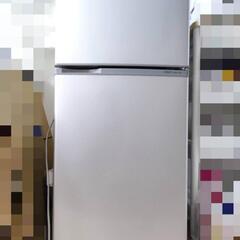 【美品】AQUA 冷蔵庫 109L AQR-111B(SB) シルバーベーシック 右開きの画像