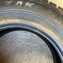 ジャンクタイヤ195/65R14  4本セットの画像