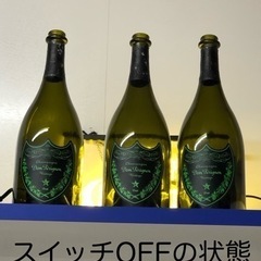 ドンペリルミナス光る空瓶3本セット大幅値下げの画像