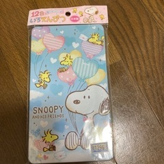 スヌーピ色鉛筆　12色