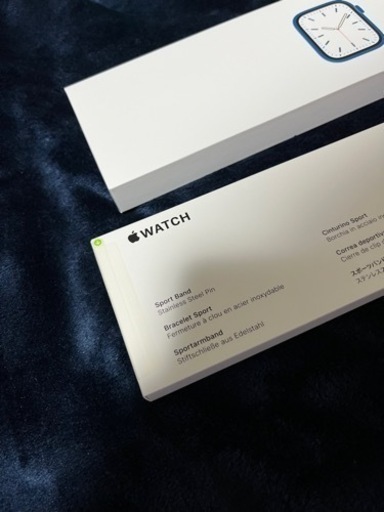 新品未使用！Apple Watch7 ブルー