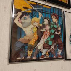 2枚セット！鬼滅の刃デザインアートパネル
