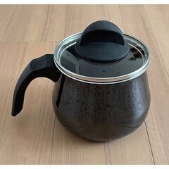 【現状品】シリット ミルクポット 片手鍋 小鍋 シリット ミルクポット 黒 ブラック お鍋 ポット 片手鍋