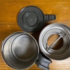 パナソニック 天ぷら油クリーナー レッツフライ 2ポットタイプ　used の画像