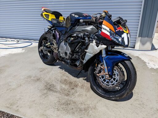 転倒車】国内フルパワー仕様 SC57 04 ホンダ CBR1000RR 部品取り