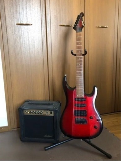 中古品ARIA PROⅡエレキギターとアンプセット