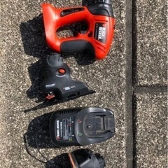 BLACK&DECKER 電動ドリルドライバーセットのジャンク品