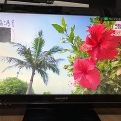 AQUOS シャープ　テレビ 液晶テレビ TV 22V型ワイド　リモコン付き　LC-22K5の画像
