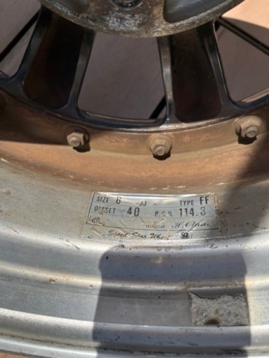 SSR ワタナベ　RS-8 14インチ114.3/4穴 4本当時物