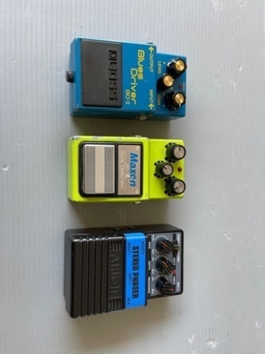 BOSS BLUES D【BD-2】ARION STEREO PHASER【SD-9】MAXON Sonic Distortion 【SPH-1】エフェクター