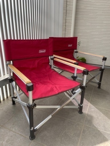 美品　コールマン　2ウェイキャプテンチェア2脚セット　coleman