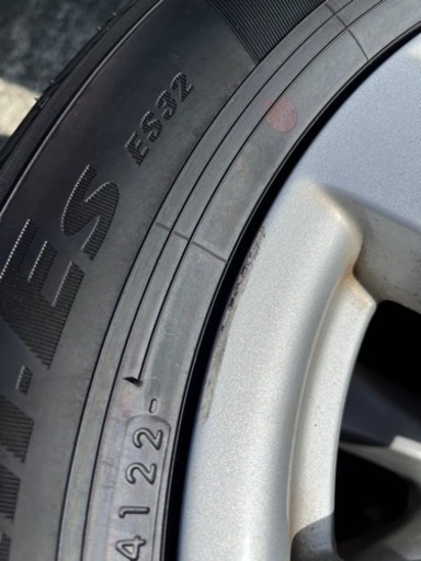 日産純正ホイール　タイヤセット　バリ山　使用期間1ヶ月強　185/65R15